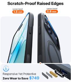 Kryt na mobil Torras Ostand Q3 Spin na Apple iPhone 17 Pro Max černý

 obrázek produktu 3 z 7