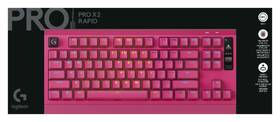 Klávesnice Logitech PRO X2 RAPID, US INT'L růžová

 obrázek produktu 5 z 14
