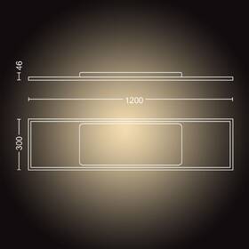 Stropní svítidlo Philips Aurelle White Ambiance panel 30x120cm bílé

 obrázek produktu 2 z 8