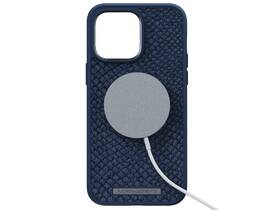 Kryt na mobil Njord Salmon Leather Magsafe na Apple iPhone 13/14 Pro Max modrý

 obrázek produktu 1 z 6