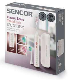 Zubní kartáček Sencor SOC 3313PW bílý/béžový

 obrázek produktu 9 z 10