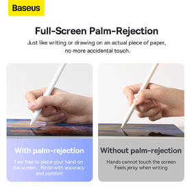 Stylus Baseus Smooth Writing 2 s bezdrátovým nabíjením bílý

 obrázek produktu 13 z 17