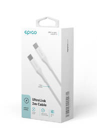 Kabel Epico UltraLink USB-C/USB-C 240W 2m  EC33 bílý

 obrázek produktu 3 z 3
