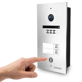 Dveřní videotelefon Evolveo ID-2,  pro dva byty s RFID, otiskem prstu a podporou ONVIF kamer černý/nerez

 obrázek produktu 16 z 19
