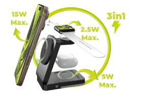 Bezdrátová nabíječka Mobile Origin 3in1 Foldable Charging Stand with light, PW28 černá

 obrázek produktu 13 z 19