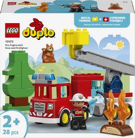 Stavebnice LEGO® DUPLO® 10473 Hasičské auto s hadicí a hasičem 

 obrázek produktu 3 z 9