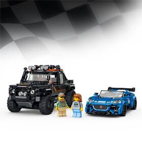 Stavebnice LEGO® Speed Champions 77264 Jaguar Project 7 a Land Rover Defender 

 obrázek produktu 2 z 9