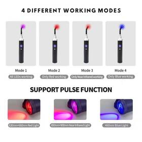 Světelná terapie Bluetouch U1386, ruční svítilna černá

 obrázek produktu 6 z 6