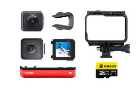 Outdoorová kamera Insta360 ONE R (Twin Edition) + SD karta 32GB černá/červená

 obrázek produktu 3 z 3