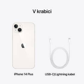 Mobilní telefon Apple iPhone 14 Plus 256GB Starlight 

 obrázek produktu 8 z 8