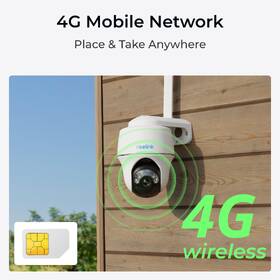 IP kamera Reolink Go Series G430 - Go PT Plus bílá barva
