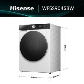 Pračka Hisense WF5S9045BW bílá barva
