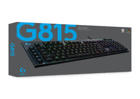 Klávesnice Logitech G815 Lightsync RGB, Tactile, US černá

 obrázek produktu 3 z 3