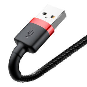 Kabel Baseus Cafule USB/Lightning, 1,5A, 2m černý/červený

 obrázek produktu 4 z 5