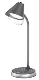 Stolní LED lampička IMMAX FINCH, Qi nabíjení, 9W stříbrná/šedá

 obrázek produktu 6 z 17