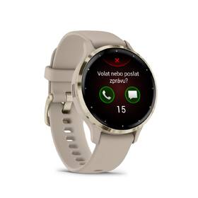 Chytré hodinky Garmin Venu 3S - Cream Gold / French Gray Silicone Band 

 obrázek produktu 3 z 3