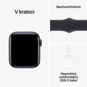 Chytré hodinky Apple GPS 44mm pouzdro z temně inkoustového hliníku - temně inkoustový sportovní řemínek - M/L 

 obrázek produktu 7 z 7