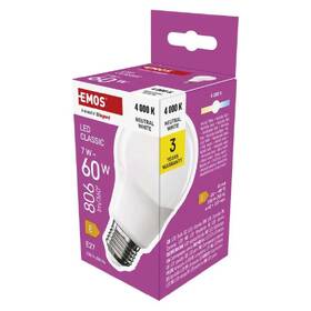 Žárovka LED EMOS Classic, E27, 7W, neutrální bílá 

 obrázek produktu 3 z 3