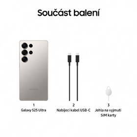 Mobilní telefon Samsung Galaxy S25 Ultra 5G 12 GB / 256 GB šedý

 obrázek produktu 7 z 17
