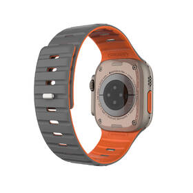Řemínek FIXED Silicone Magnetic Strap na Apple Watch 44/45/46/49mm šedý

 obrázek produktu 1 z 6
