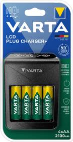 Nabíječka Varta LCD Plug Charger+ 4x AA 2100mAh 

 obrázek produktu 5 z 13