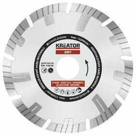 Kotouč diamantový Kreator KRT084100 (1ks) 

 obrázek produktu 1 z 1