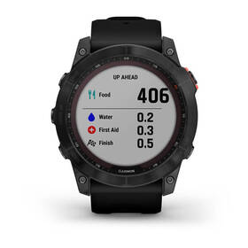 Chytré hodinky Garmin fenix 7X Solar - Gray / Black Silicone Band 

 obrázek produktu 4 z 10