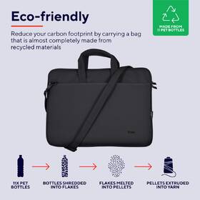 Brašna na notebook Trust Bologna Eco-friendly Slim na 16˝ černá

 obrázek produktu 6 z 12