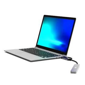 USB Hub PORT CONNECT USB-A/USB-C, 4x USB 3.0 stříbrný

 obrázek produktu 5 z 7