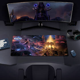 Podložka pod klávesnici a myš FSH World Of WarCraft: Midnight Xalatath Key Art, XL fialová

 obrázek produktu 3 z 5