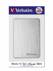 Externí pevný disk 2,5" Verbatim ALU Slim 1TB USB 3.2 stříbrný

 obrázek produktu 8 z 8