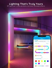 LED pásek Govee WiFi RGBIC Smart LED PRO, 5m 

 obrázek produktu 2 z 8