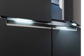 Americká lednice ETA 274290015DN černá barva
