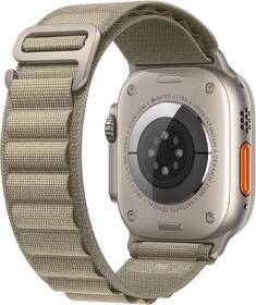 Chytré hodinky Apple GPS + Cellular, 49mm pouzdro z titanu - olivový alpský tah - M 

 obrázek produktu 2 z 8