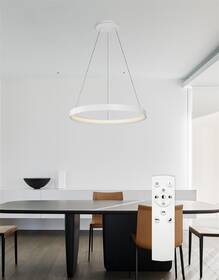 Závěsné svítidlo Top Light Orbit 50BZ RC, 40W, max.4000lm, stmívání, 3000-6500K, dálkové ovládání, 50 cm bílé

 obrázek produktu 4 z 4