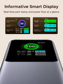 Powerbanka UGREEN 20000 mAh, 165W šedá

 obrázek produktu 4 z 7