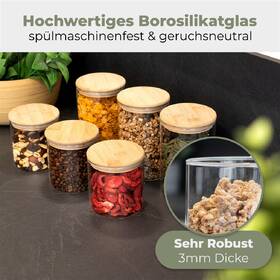 Sada potravinových dóz Classbach VD 4029, 6 dóz sklo

 obrázek produktu 8 z 8