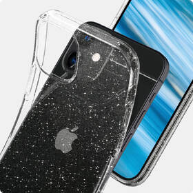 Kryt na mobil Spigen Liquid Crystal Glitter na Apple iPhone 12 mini průhledný

 obrázek produktu 8 z 12