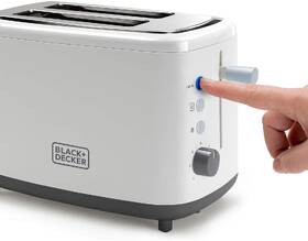 Opékač topinek Black+Decker BXTOA820E bílá barva
