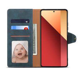 Pouzdro na mobil flipové Lenuo Leather na Xiaomi Redmi Note 13 Pro modré

 obrázek produktu 1 z 2