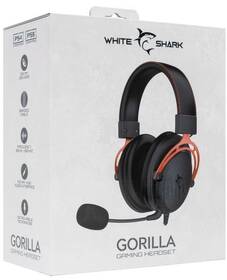 Headset White Shark GORILLA pro PC, PS4/PS5, Xbox, Mac černý/červený

 obrázek produktu 12 z 12