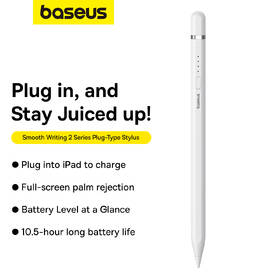 Stylus Baseus Smooth Writing 2 s kabelovým nabíjením Lightning bílý

 obrázek produktu 11 z 16