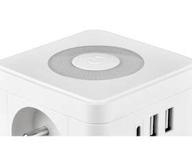 Rozbočovací zásuvka Viking Y23LW, 2x zásuvka, 1x USB-A, 2x USB-C, světlo, vypínač bílá

 obrázek produktu 2 z 2