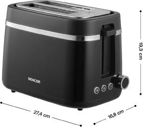 Topinkovač Sencor STS 2710BK černý

 obrázek produktu 3 z 15