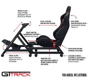 Závodní kokpit Next Level Racing GTtrack Racing Simulator 

 obrázek produktu 9 z 11