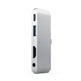 USB Hub Satechi USB-C Mobile Pro Hub (HDMI 4K,1x Jack 3,5mm,1x USB 3.0,1x USB-C) stříbrný

 obrázek produktu 5 z 8