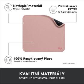 Podložka pod myš Logitech Mouse Pad Studio Series, 20 x 23 cm růžová

 obrázek produktu 6 z 10