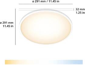 Stropní svítidlo Philips Smart LED WFB 32 W SuperSlim bílé

 obrázek produktu 6 z 6