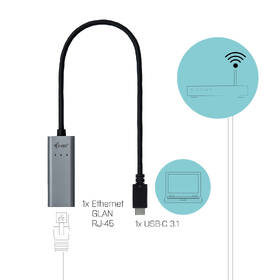 Síťová karta i-tec USB-C/RJ45 
