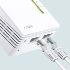 Síťový rozvod LAN po 230V TP-Link TL-WPA4220 KIT bílá barva
